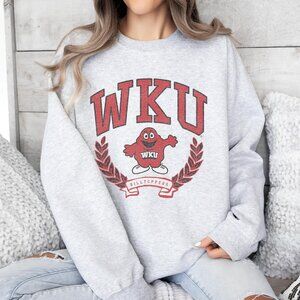 retro Western Kentucky Hilltoppers Sweatshirt NCAA Autograph shirt College 191